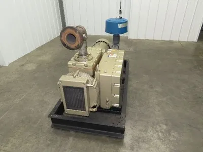 Dekker RVL300-HH DuraVane Lubricated Rotary Vane Vacuum Pump 15Hp 300ACFM