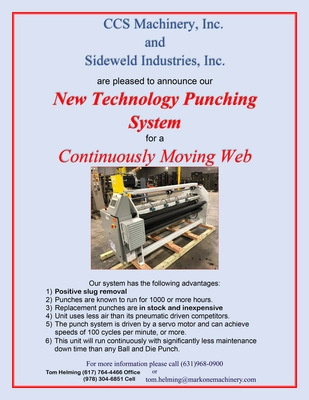 CCS Servo hole punch CCS, Servo Hole Punch | Mark One Machinery (6)