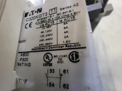MCC Unit 50 Amp Breaker 0.95 kVA Transformer