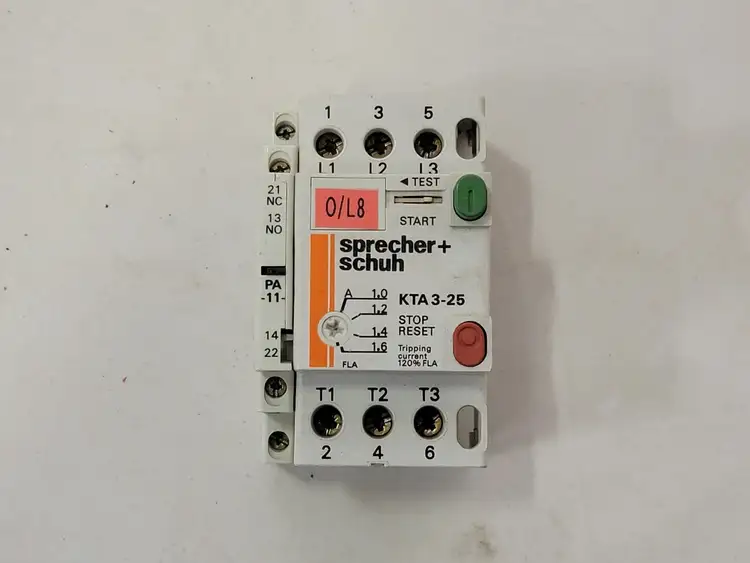 Used SPRECHER + SCHUH KTA3-25-1A Switchgears British Columbia CA | Lenmark #242826