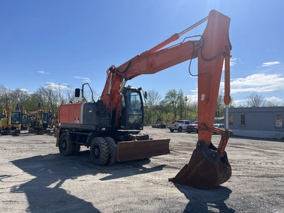 Used 2012 Hitachi ZX190W-3 Wheel Excavators Maryland US | Zadoon Equipment #1480789