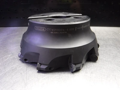 Stellram 6" Facemill 1.5" Arbor OD..040408 Insert C7745VOD04-6.00R (LOC1286B)