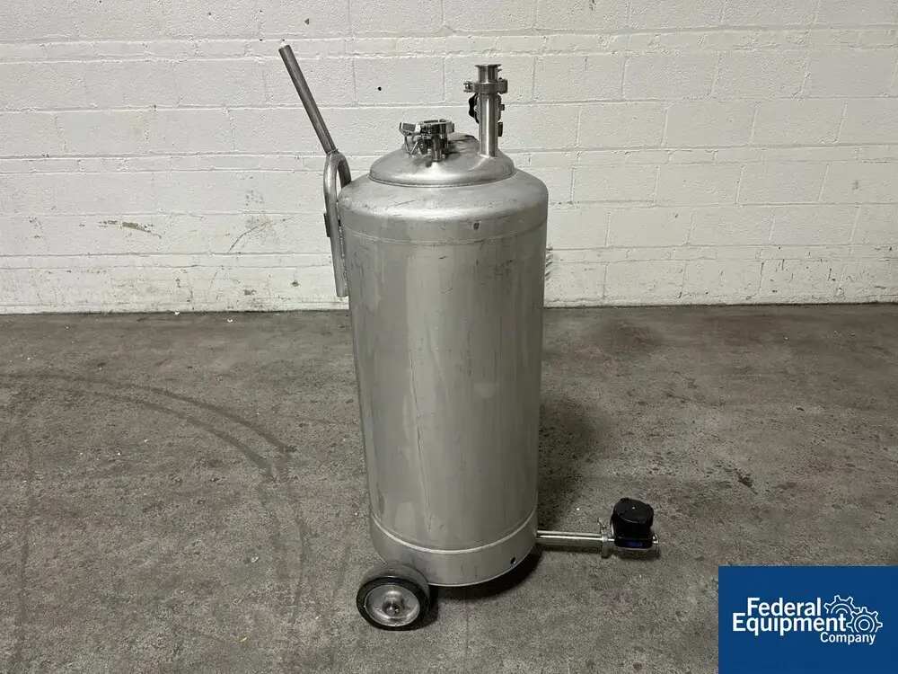 USED Alloy Products 30 Gal Alloy Products Receiver Tank, 316 S/S, 100#