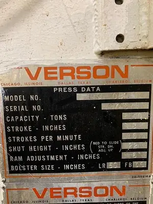 USED VERSON 150 O.B.I.
