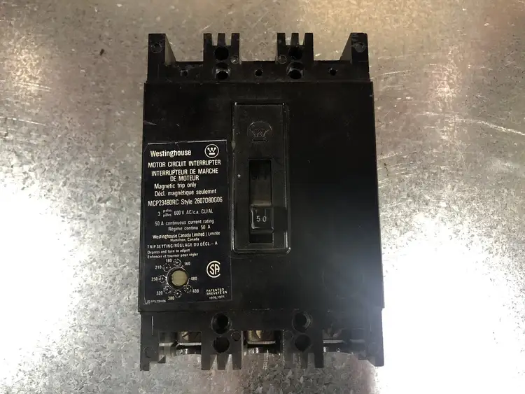 Used WESTINGHOUSE MCP23480RC Switchgears British Columbia CA | Lenmark #244423