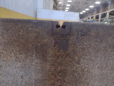 108" X 60" X 18 GREY GRANIT 2 LIP T-SLOTTED SURFACE PLATE: STOCK 17377