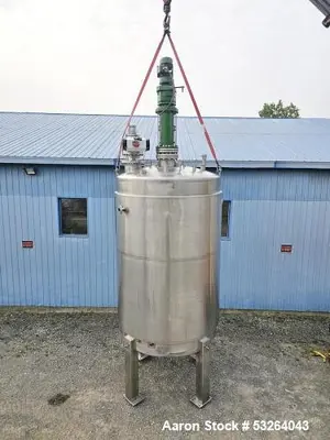 Used 2500 Gallon Superior Steel Jacketed Mixing Tank – Dual Turbine Agitation, 150 PSI Jacket (2017)