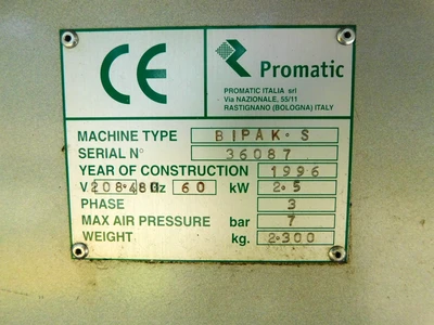 USED PROMATIC BIPAK-S