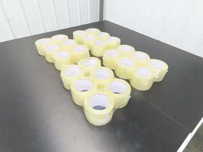 24 Rolls 3" Wide Clear Tape Packaging Carton Sealing Tape 72mm 110 Yard 2 Mil