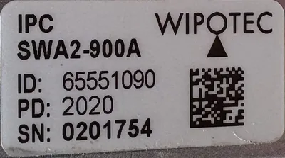 USED WIPOTEC IPC SWA2-900A 65551090