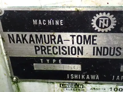 Used NAKAMURATOME PRECISION INDUSTRY CO SC150 CNC Lathes Ohio US | HGR 24 #863765