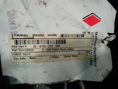 Used FANUC EE6102212006 Robot Parts Ohio US | HGR 24 #1085025