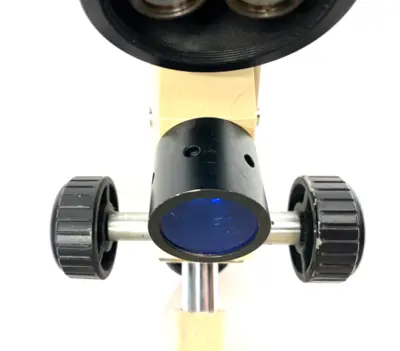 USED LW SCIENTIFIC ADJUSTABLE DUAL LENS OBSERVING MICROSCOPE