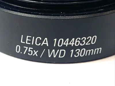 Used Leica Objective Lens For Microscope 0.75x / WD 130mm Microscope Accessories Michigan US | Maverick Industrial Sales #1393340