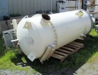 Dust Collector, Baghouse, 130 SF, Round Tank, Pulse, #S733506
