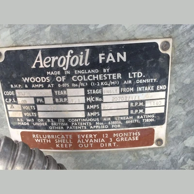 30" Dia Woods Vent Fan