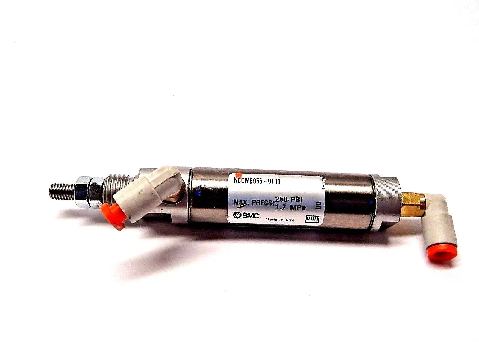 NCDMB056-0100 | SMC  Pneumatics Air Cylinder Max Press 250 PSI 1.7 MPa - Used