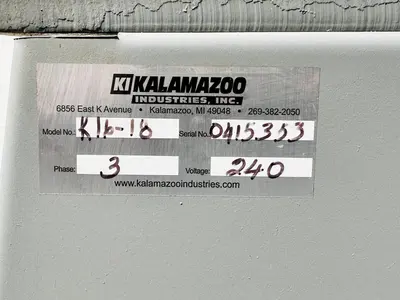 USED KALAMAZOO INDUSTRIES K16-18