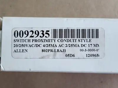 New | in-Stock ALLEN-BRADLEY 802PR-LBAJ1 Switchgears British Columbia CA | Lenmark #240697