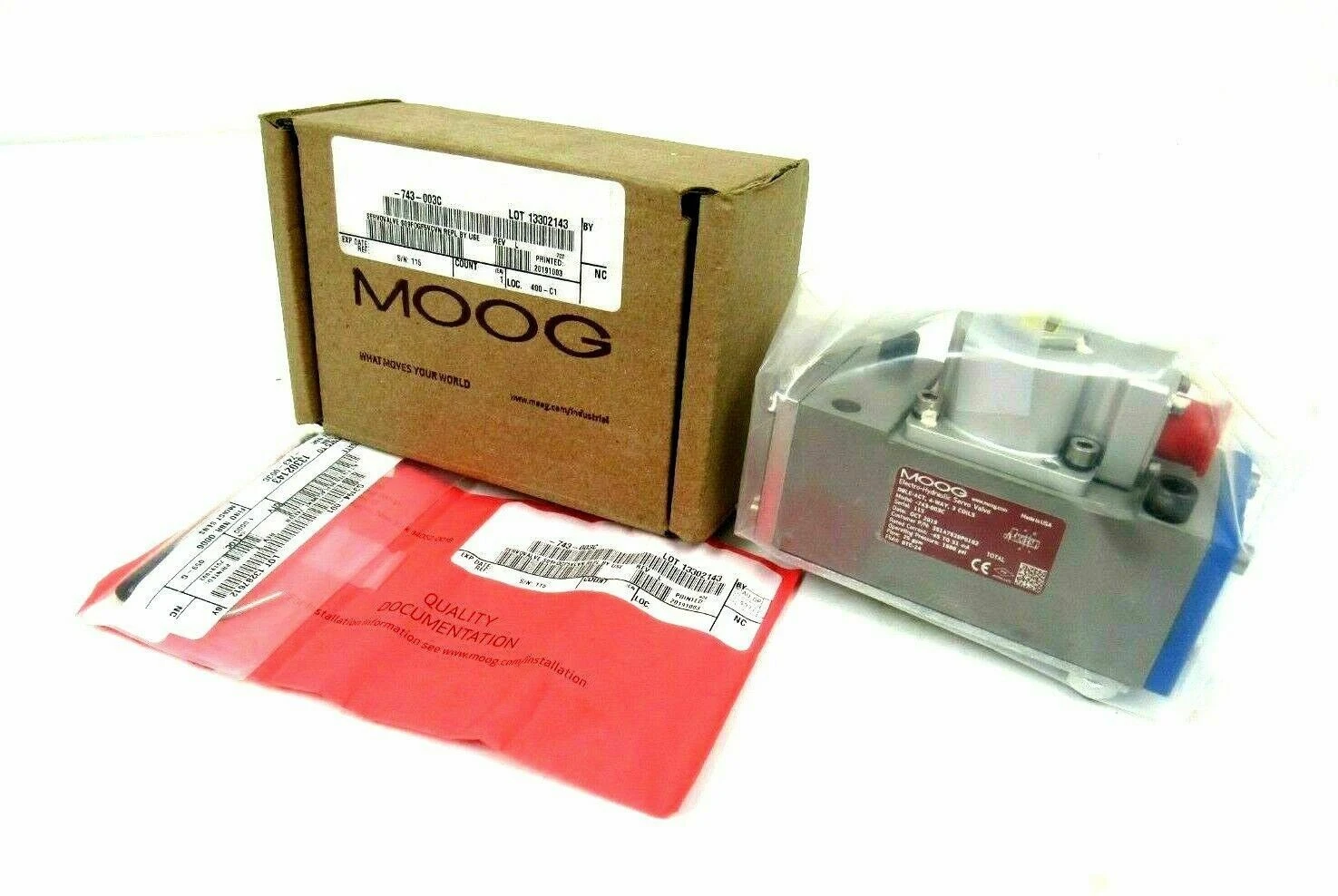 NEW 743-003C SERVO VALVE 743003C