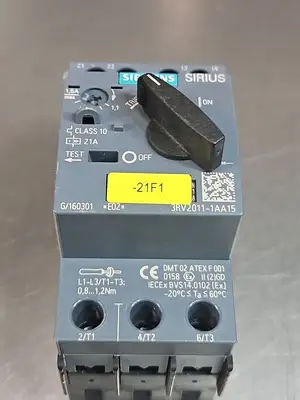 Siemens 3RV2011-1AA15 Motor Starter Protector Loc4B9