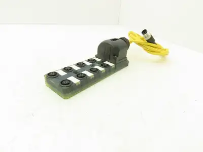 Murr Elektronik MVP12N-VN8F Breakout Box Spring Terminal 24vdc 8 Position M12