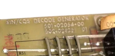 USED GIDDINGS & LEWIS 502-02425-01 DECODE BOARD 5020242501