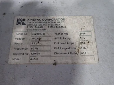Used 2016 BARRETT / KINEFAC 402D Chip Wringers Ohio US | HGR 24 #981168