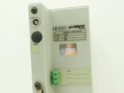 Rinco Ultrasonics AGM35-4-600P-230-B1 Ultrasonic Generator for Plastic Welding