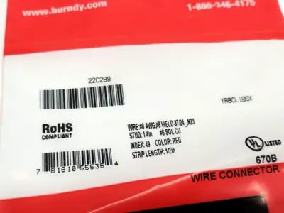 New | in-Stock BURNDY 22C289,YA8CL1BOX,YA8CL1B0X Electrical Fittings Michigan US | Maverick Industrial Sales #1462859