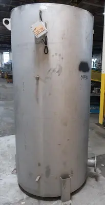 SPC8682  Tank 350 gallon vertical tank, Stainless Steel, flat