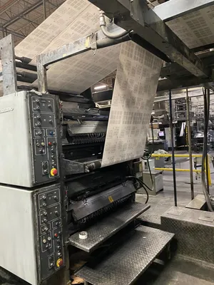 2004 HEIDELBERG MERCURY (2) TOWER (4) WEB PRESS SYSTEM Semi-Commercial Web Offset | Machinery Solutions Group, Inc. (5)