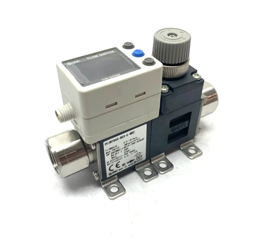 PF3W704S-N03-E-MRZ | SMC  3-Color Digital Flow Switch for Water - New Other