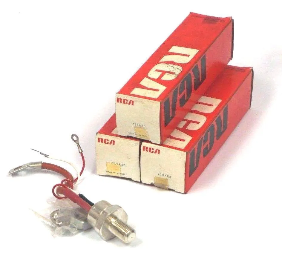 LOT OF 3 NEW RCA 71RA80 RECTIFIERS
