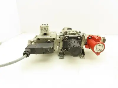 SMC AW40-04CE Filter Regulator With Soft Start Valve And 3 Port Lock Out Valve