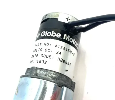 Used Globe Motors Continuous Duty Gearmotor, 24VDC 5200 RPM, 96 Oz-in. Gearmotors Michigan US | Maverick Industrial Sales #1394269