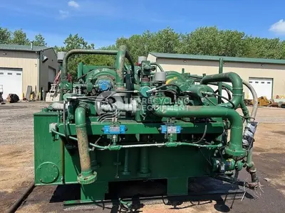 USED HARRIS HRB1045A TWO RAM BALER