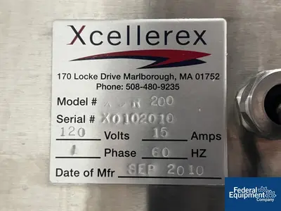 USED GE Healthcare 200 Liter Xcellerex Single Use Fermenter, Model XDR-200