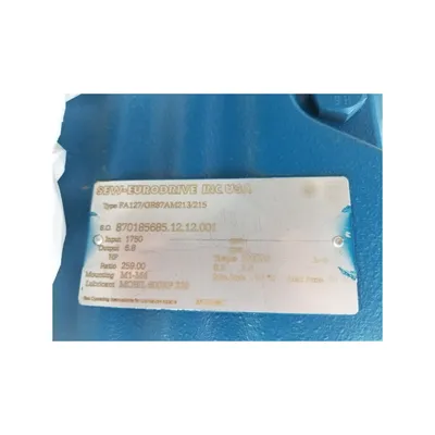 NEW SEW EURODRIVE FA127/GR87AM213/215