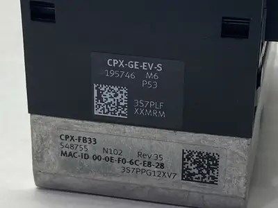 CPX-FB33, 548755, CPX-GE-EV-S, 195746 | Festo CPX-FB33 Bus Node 548755 w/ CPX-GE-EV-S Interlinking Block 195746 - Used