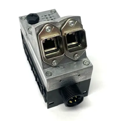 USED FESTO PROFINET RT INTERFACE MODULE 8110370 W/ CPX-GE-EV-S-7/8-5POL