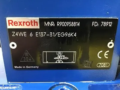 USED REXROTH 4WRTE32Q2600P416EG24K31A5WB16M