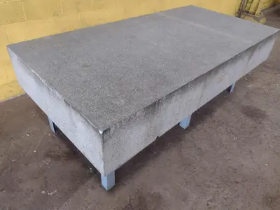 8' X 4' X 14" CHALLENGE PRECISION LAYOUT INSPECTION GRANITE TABLE: STOCK #23796