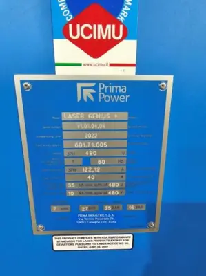 Used 2022 PRIMA POWER LASER GENIUS+ Laser Cutters Ohio US | HGR 24 #1187112
