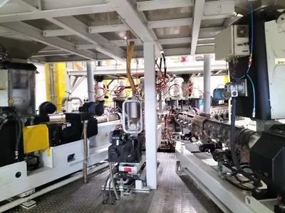 2006 SML 2.5m 5 layer cast stretch film extrusion line Extrusion Lines, Cast Lines | Mark One Machinery (6)