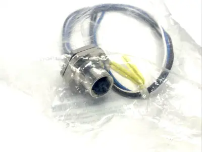MDC-4FR-M20 | Mencom  Field Wireable Connector Micro-DC M12 Female 4-Pin, M20 Mount - New