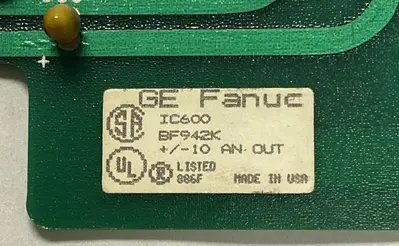 Used GE FANUC IC600BF942K PLC Input & Output Ohio US | Surplus Asset Holdings #1246406