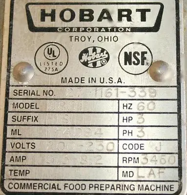 Hobart 6801 Meat Saw