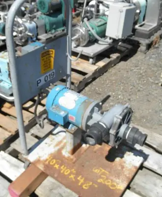 Pump, Centrif., 0.75 HP, Plastic, 2.5" In/out, #S738294