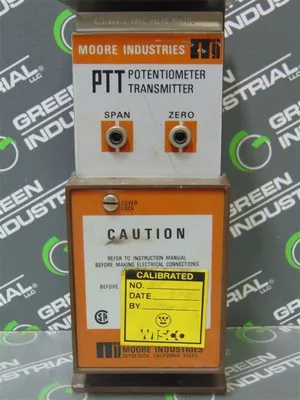 Moore Industries PTT/10K-0-100/4-20MA/117AC Potentiometer Transmitter Used
